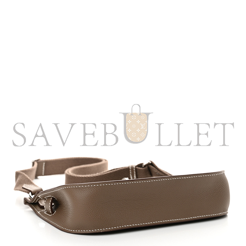 HERMÈS EVERCOLOR MINI JYPSIERE ETOUPE (23*17*5cm) 